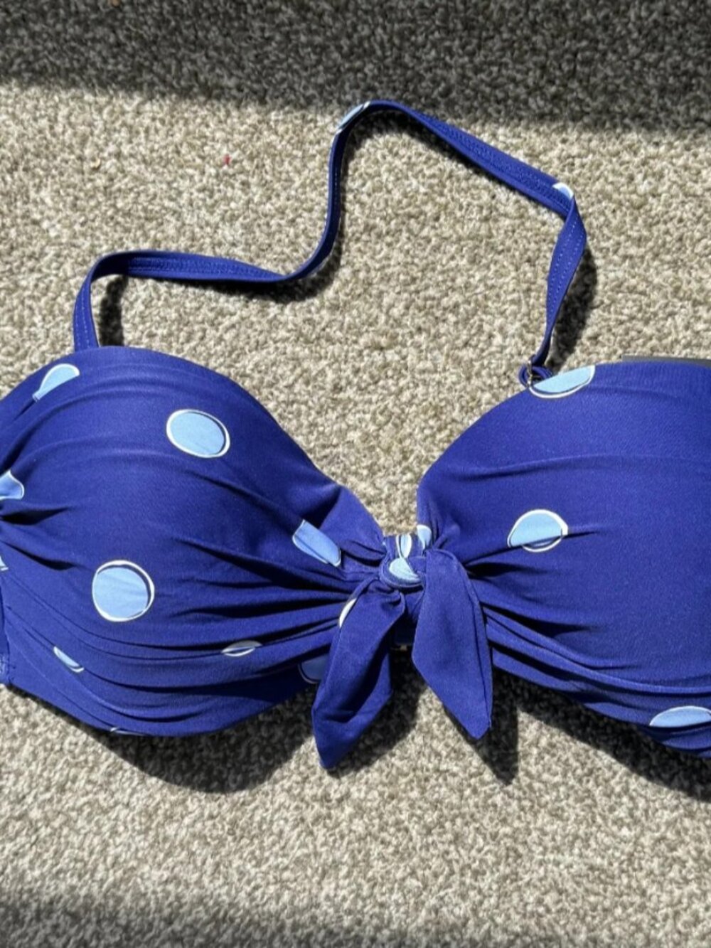 Kate Spade Women's North Sea Polka Dot Bikini 2-Piece Set Size S NWT - Picture 3 of 16